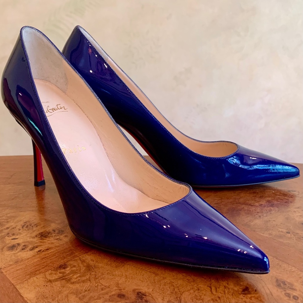 Christian Louboutin Patent Decoltish 85 Pumps